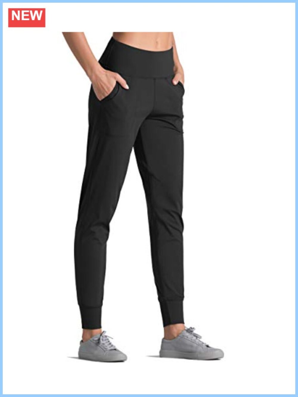 Dragon Fit Women's Joggers High Waist Tapered Sweatpants Pockets Yoga Lounge